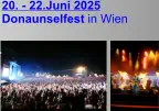 20. - 22.Juni 2025 Donaunselfest in Wien